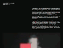 Tablet Screenshot of jagerdesignproject.com
